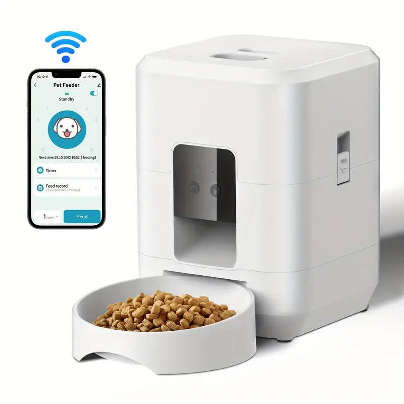 App-Controlled Automatic Food Dispenser for Cats & Dogs