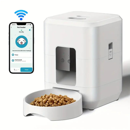 App-Controlled Automatic Food Dispenser for Cats & Dogs