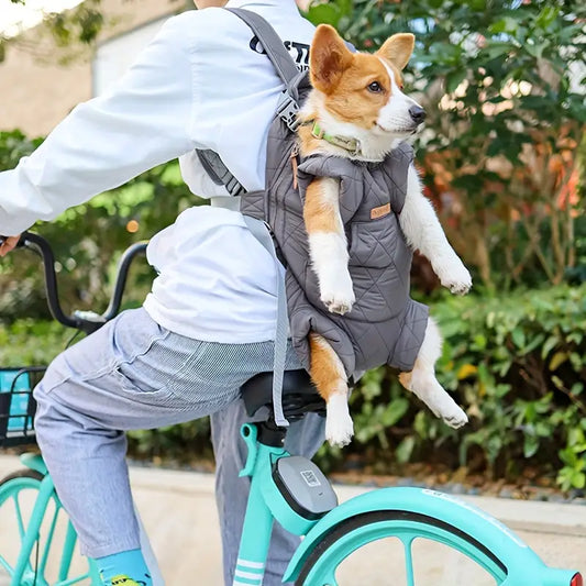 PawNest Adjustable Quilted Pet Carrier Backpack